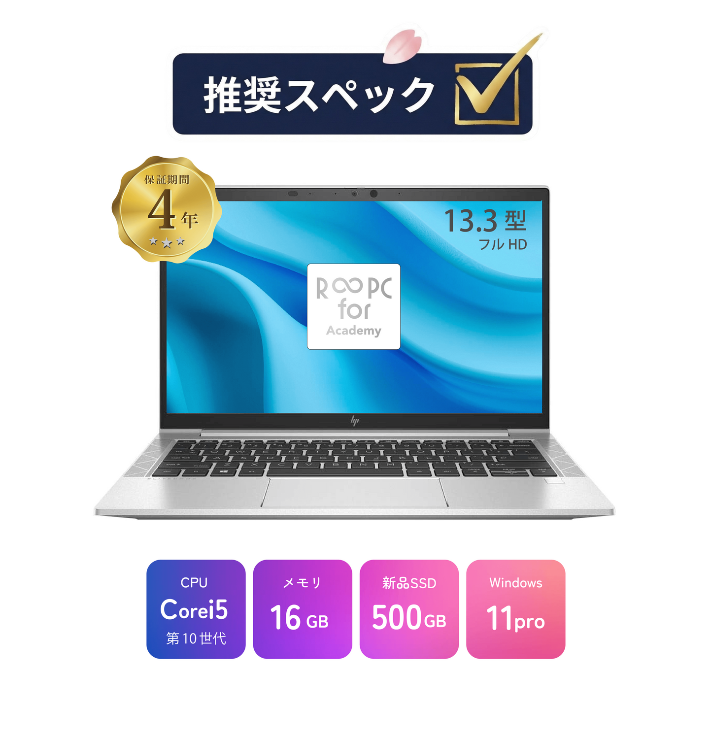 【4/3~掲載 限定10台】HP EliteBook 830 G7 (16GB) [KU]